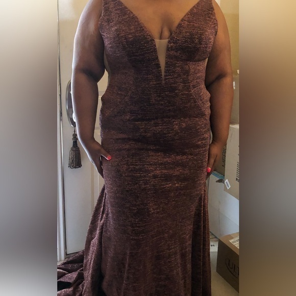 MORILEE PROM 43038 - Black/Bronze‎ - Picture 5 of 5